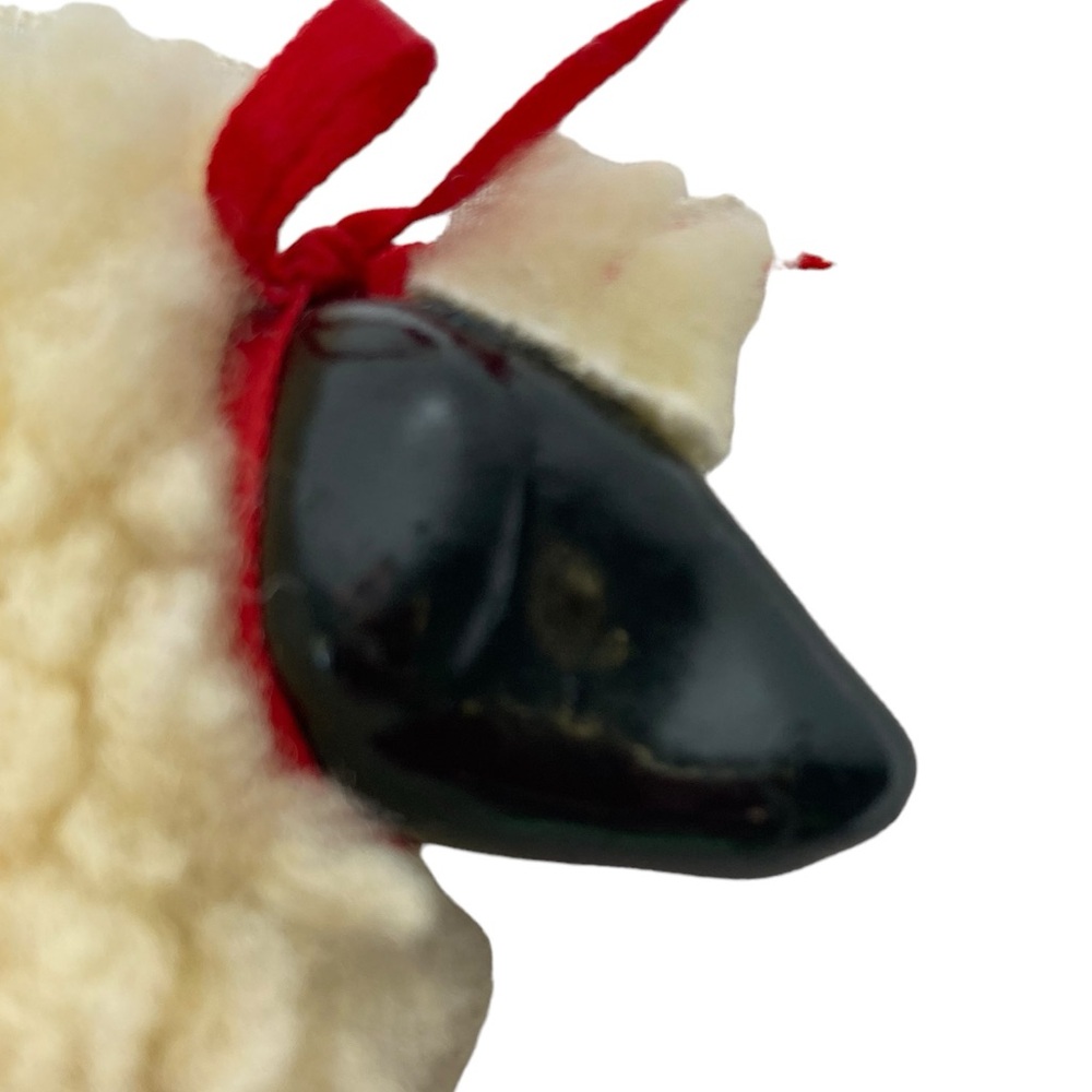 Dept 56 Le Mouton Joan Shane Design Wooly White‎ Sheep Lamb Christmas Ornament - Picture 4 of 6